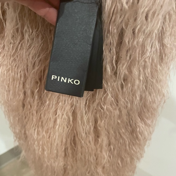 Pinko Pink Longline Fur Vest NWT - Picture 12 of 13